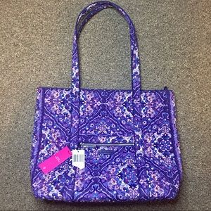 Vera Bradley iconic tote in Regal Rosette print